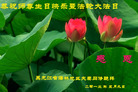 黑龙江省牡丹江市海林市大法弟子恭祝慈悲伟大的师父生日快乐！