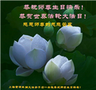 上海大法弟子恭贺世界法轮大法日暨师尊华诞(20条)