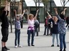 瑞典法轮功学员举办活动,讲真相,庆祝世界法轮大法日 2010-05-14  