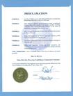 美国密苏里州州府杰斐逊城宣布法轮大法日