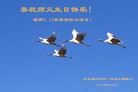 河北省沧州市大法弟子恭祝慈悲伟大的师尊生日快乐！