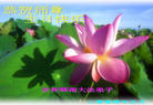 吉林省辉南大法弟子敬祝师尊生日快乐！同贺五月十三日世界法轮大法日！