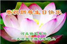 保定大法弟子恭贺世界法轮大法日暨师尊华诞(19条)