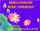 郑州大法弟子恭贺世界法轮大法日暨师尊华诞(18条)
