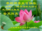 河北大法弟子恭贺世界法轮大法日暨师尊华诞(18条)