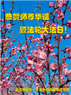 湖北大法弟子恭贺世界法轮大法日暨师尊华诞(25条)