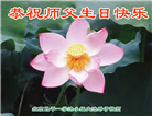 大陆大法弟子恭贺世界法轮大法日暨师尊华诞(31条)