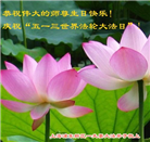 大陆大法弟子恭贺世界法轮大法日暨师尊华诞(39条)