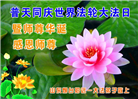 大陆大法弟子恭贺世界法轮大法日暨师尊华诞(25条)