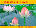 内蒙古大法弟子恭贺世界法轮大法日暨师尊华诞(19条)