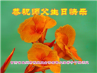 甘肃大法弟子恭贺世界法轮大法日暨师尊华诞(19条)