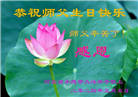 河北大法弟子恭贺世界法轮大法日暨师尊华诞(19条)