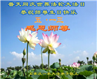 石家庄大法弟子恭贺世界法轮大法日暨师尊华诞(24条)