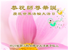 四川大法弟子庆祝世界法轮大法日(18条)