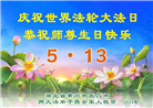 湖北大法弟子庆祝世界法轮大法日(19条)