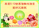 四川大法弟子庆祝世界法轮大法日(19条)