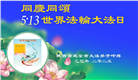 陕西大法弟子庆祝世界法轮大法日(19条)