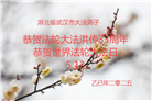 湖北大法弟子庆祝世界法轮大法日(18条)
