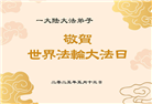 大陆大法弟子庆祝世界法轮大法日(27条)