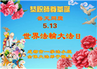 成都大法弟子庆祝世界法轮大法日(19条)