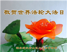 湖北大法弟子庆祝世界法轮大法日(18条)