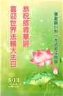 宁夏大法弟子庆祝世界法轮大法日(20条)