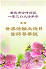 重庆大法弟子庆祝世界法轮大法日(22条)