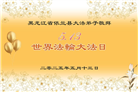 哈尔滨大法弟子庆祝世界法轮大法日(20条)