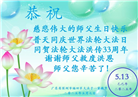 广东大法弟子庆祝世界法轮大法日(20条)