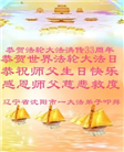 沈阳大法弟子庆祝世界法轮大法日(23条)