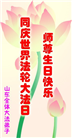 山东大法弟子庆祝世界法轮大法日(20条)