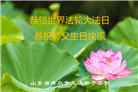 青岛大法弟子庆祝世界法轮大法日(21条)