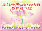 重庆大法弟子庆祝世界法轮大法日(20条)