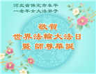 保定大法弟子庆祝世界法轮大法日(22条)