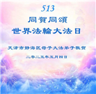 天津大法弟子庆祝世界法轮大法日(21条)