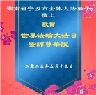 湖南大法弟子庆祝世界法轮大法日(20条)
