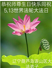 葫芦岛大法弟子庆祝世界法轮大法日(26条)