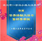 湖北大法弟子庆祝世界法轮大法日(24条)