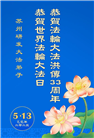 江苏大法弟子庆祝世界法轮大法日(19条)