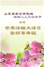 山东大法弟子庆祝世界法轮大法日(20条)