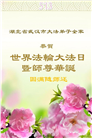 湖北大法弟子庆祝世界法轮大法日(18条)