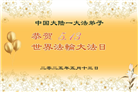 大陆大法弟子庆祝世界法轮大法日(28条)