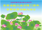 沈阳大法弟子庆祝世界法轮大法日(19条)