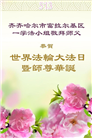 齐齐哈尔大法弟子庆祝世界法轮大法日(19条)
