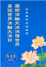 山东大法弟子庆祝世界法轮大法日(21条)