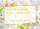 廊坊大法弟子庆祝世界法轮大法日(23条)