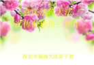 西安大法弟子庆祝世界法轮大法日(21条)