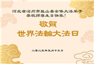 河北大法弟子庆祝世界法轮大法日(20条)