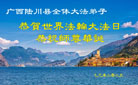 广西大法弟子庆祝世界法轮大法日(19条)