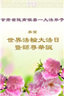 甘肃大法弟子庆祝世界法轮大法日(19条)